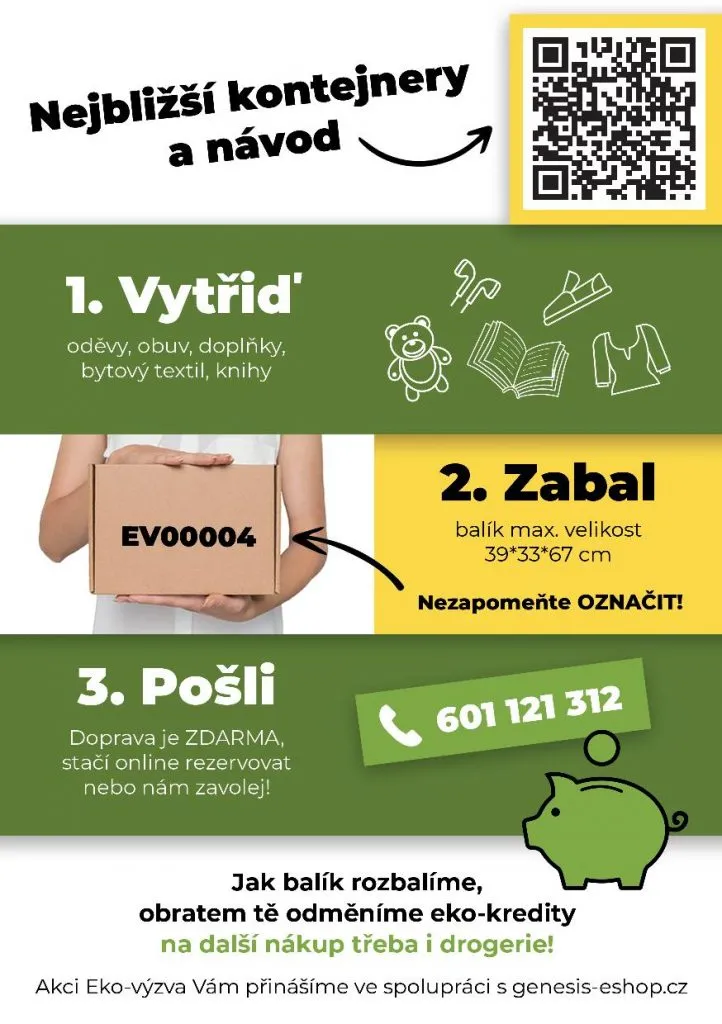 Nejbližší kontejnery a návod